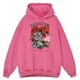thumbnail image 2 of Sudadera con capucha de atleta de béisbol con diseño de esqueleto y lavado desgastado retro para hombre, otoño, 100 % algodón, sudadera holgada y cálida de estilo hip hop, 2 of 4