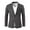 dark grey, variant on Men's sport Coat and Suit Jacket Linen suit jacket Men's casual suit jacket single button