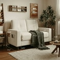 thumbnail image 2 of Loveseat Sofa - Comfortable Modern Design Couch for Small Spaces, Easy Assembly and Noise-Free, Beige, 2 of 5