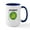 White/Navy Inside, variant on CafePress - You Shuck At Corn Hole Mugs - 15 oz Ceramic Large White Novelty Mug