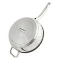 thumbnail image 4 of BergHOFF Belly Shape 18/10 Stainless Steel 9.5" Deep Skillet with Glass Lid, 3.2qt, 4 of 5