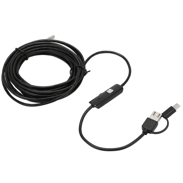 Caméra d'Inspection Numérique pour Endoscope HD avec Objectif 3,9 mm, Étanche IP67, Endoscope Industriel pour PC Ordinateur, 6 Lumières LED, Résolution 1280 X 720, Caméra d'Endoscope USB