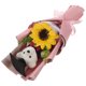 thumbnail image 3 of Ramo de oso de flores de graduación Ramo de girasoles Decoración de flores de graduación, 3 of 6