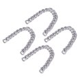 thumbnail image 5 of Cadenas de bordillo de 10 m, cadena artesanal de Metal Simple elegante de cobre para cadenas de bolsos DIY, collar, pulsera, fabricación de joyas DC3 Plata, 5 of 5