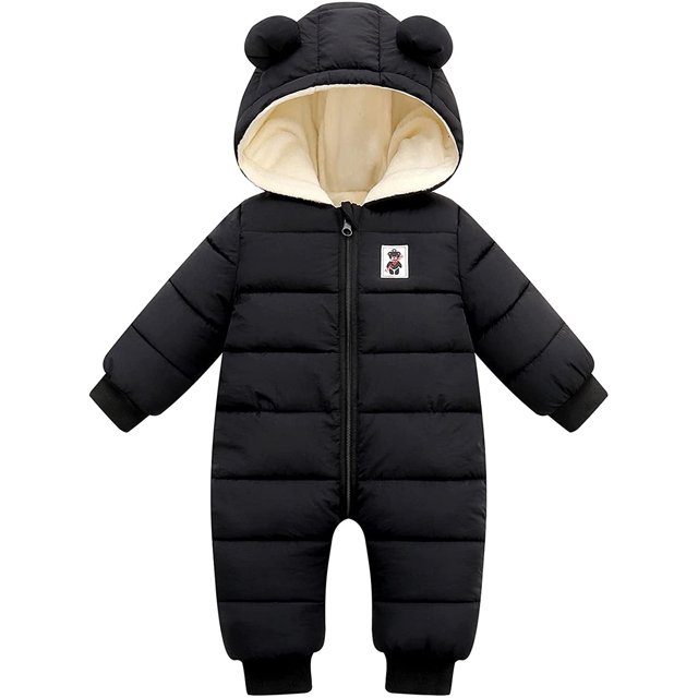 Ficarrico Bebé Niños Niñas Invierno Traje De Nieve Caliente Abajo Mono A Prueba De Viento Puffer Mameluco