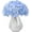 Sky Blue, variant on 12pcs Artificial Silk Hydrangea Flowers Heads with Stems in Bulk Fake Flowers for Wedding Bouquet Centerpieces Arch Home Decoration (Ivory)