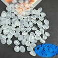 thumbnail image 3 of POLISE Spaces 300Pcs Multicolor Pastel Glow in the Dark Oval Decorative Pebbles Waterproof Luminous Stones for Outdoor Garden Path Aquarium Landscaping Or Backyard Patio Walkway, 3 of 7