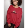 thumbnail image 2 of Amazing Daisies Bouquet Sweatshirt Women -Image by Shutterstock, Female Small, 2 of 4