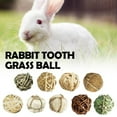 thumbnail image 2 of Pet Chew Toys Hamster Rabbit Guinea Pig Natural Grass Straw Ball HOT Woven T8S6, 2 of 8