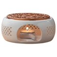 thumbnail image 1 of Ceramic Teapot Warmer Holder Base Tea Warmer Insulation Base Tea Coffee Water Warmer Candle Heating, 1 of 4