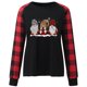thumbnail image 3 of Pntutb Blusa de manga larga suelta con cuello redondo para mujer con estampado de Halloween Pntutb Pntutb-978, 3 of 6