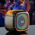 thumbnail image 3 of Estéreo inalámbrico portátil Cateissary naranja con reproducción USB e iluminación ambiental, 3 of 6