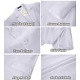 thumbnail image 6 of ETHAN White Suit Jacket for Men Sport Coat Mens Suit Classic Fit Two Button Suit Jacket for Wedding Casual Prom Party Size L, 6 of 7