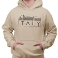thumbnail image 2 of Skyline Italy Hoodie Sweatshirt Unisex Small Pink, 2 of 5