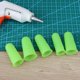 thumbnail image 5 of Sywqhk Antideslizante Pistola de pegamento caliente Tapas para dedos Funda de silicona para dedos (Verde 5pcs Sywqhk Para estrenar, 5 of 8
