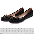 thumbnail image 2 of Zapatos cómodos sin cordones descalzos mocasines de moda con diamantes de imitación calzado de primavera y otoño, 2 of 9