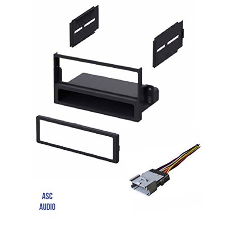 ASC Car Stereo Dash Install Kit and Wire Harness for ... 2003 saturn ion 1 stock radio wiring harness 