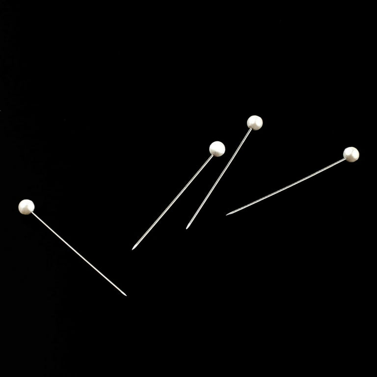 Generic 1500x Pearl Straight Pins Sewing Pins Pearlized Head Pin