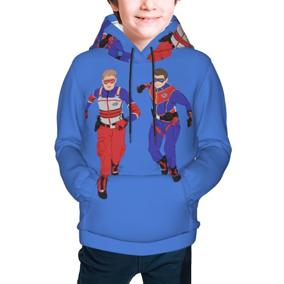 Youth Cartoon Hoodie Fashion Long Sleeve Kids Pullover Coat Casual Hoody Hooded Sweatshirts for Boys Girls