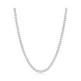 thumbnail image 3 of ADIRFINE 925 Sterling Silver Cubic Zirconia Choker Tennis Necklace, 3 of 5
