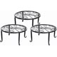 thumbnail image 1 of Plant Stand Outdoor 3 Pack Metal Plant Stand Durable Round Flower Pot Rustproof, 1 of 5