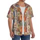 thumbnail image 2 of Fotbe Funny Dogs Family Camisa Estampada de Manga Corta para Hombre, Casual de Verano, Estilo Playero, Sin Arrugas-Small, 2 of 5