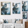 thumbnail image 4 of Designart "Dreamy Castle Reflections IV" Cityscapes Floater Framed Canvas Wall Art, 4 of 7