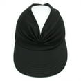 thumbnail image 5 of KALE Sun Hat Empty Top Beach Sporty Solid Color Black, 5 of 5