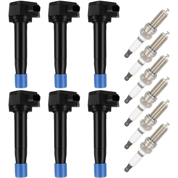 cciyu 6 ignition coils with 6 iridium Spark Plugs for Acura for Honda RL TL TSX for Accord Crosstour Odyssey 2009 2010 2011 2012 2013 2014 3.5L 3.7L V6 UF603