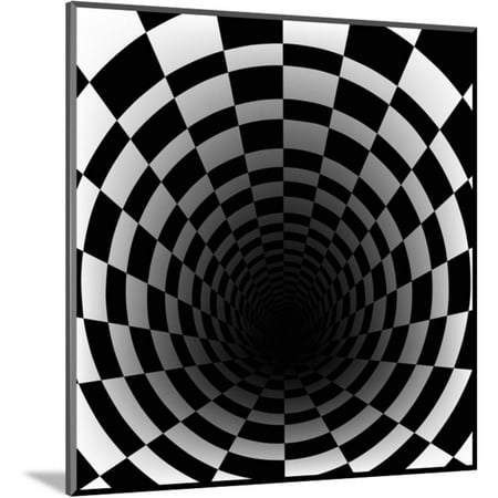 checkerboard background with perspective