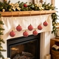 thumbnail image 4 of 6Pcs Christmas Ball Ornaments Set, 2.36 Inch Shatterproof Plastic Xmas Tree Baubles, Holiday Hanging Decor for Christmas Tree Wreath Party, 4 of 9