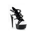 thumbnail image 5 of Ellie Shoes E-609-Lolly 6 Pointed Heel Platform Sandal 11 / White, 5 of 6