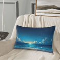 thumbnail image 5 of Yiaed Night Sky Beach Scene Print Brushed Microfiber Envelope Pillowcases, Standard,Envelope Closure Pillow Cases(Without Pillow Core)-14"x20", 5 of 6
