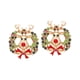 thumbnail image 4 of Pendientes de Navidad Pendientes colgantes Pendientes de diamantes de imitación Pendientes colgantes para mujer para club Compromiso Graduación Boda 42 cm x 37 cm, 4 of 8