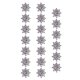 thumbnail image 2 of 2x20 Piezas Adornos Con Parte Posterior Plana De Diamantes De Imitación De Flores Invitaciones Dijes Florales, 2 of 8