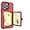Red, variant on Compatible with iPhone 15 Pro Max Case Mirror Case with Card Holder, Cute Luxury Fashion Makeup Mirror Back Cover Wallet Case Soft Silicone Rubber Bumper Slim Ultra Thin Protection Phone Case