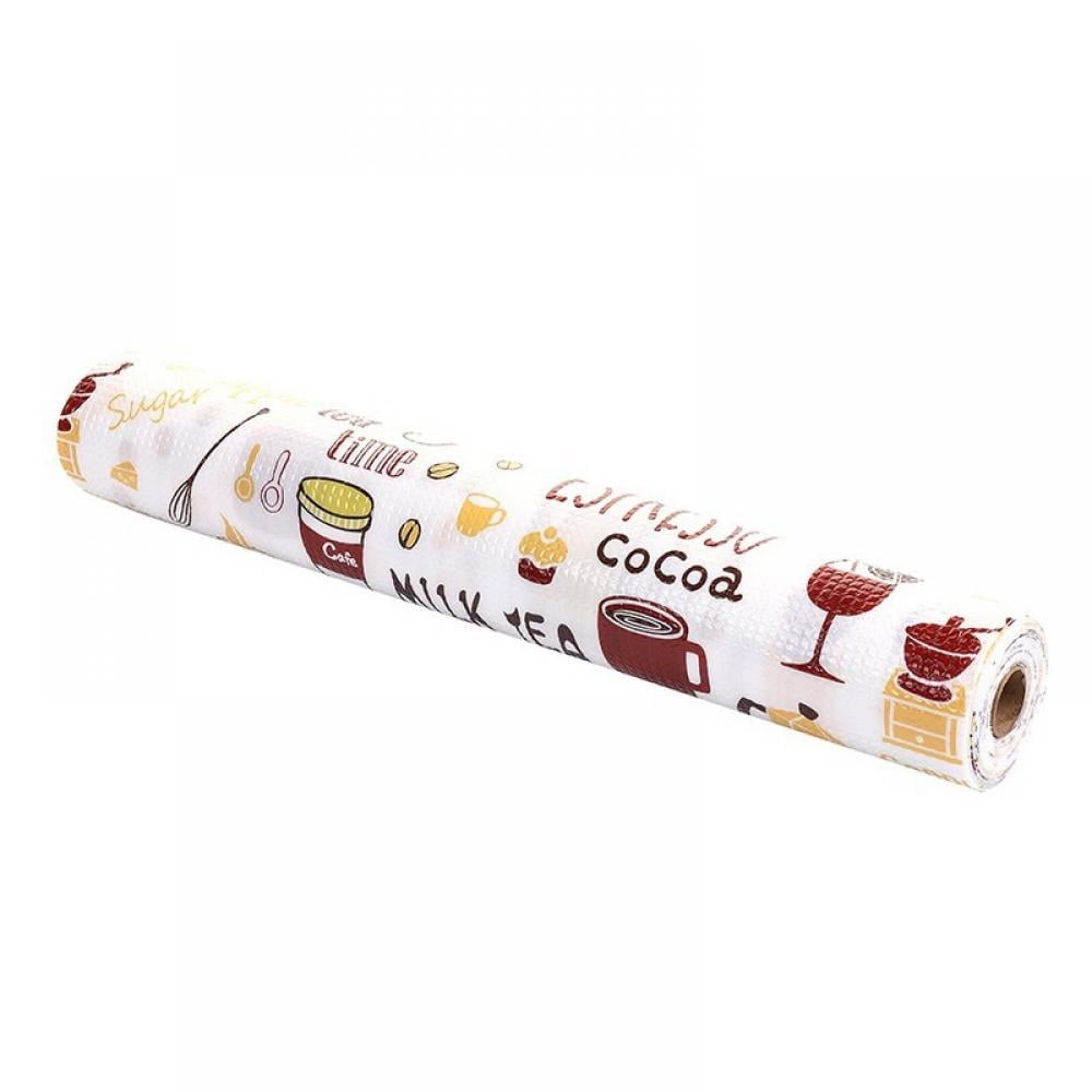 Multi-Function Drawer Shelf Liner Non Adhesive Foam Paper for Kitchen Cabinets, Refrigerator ...