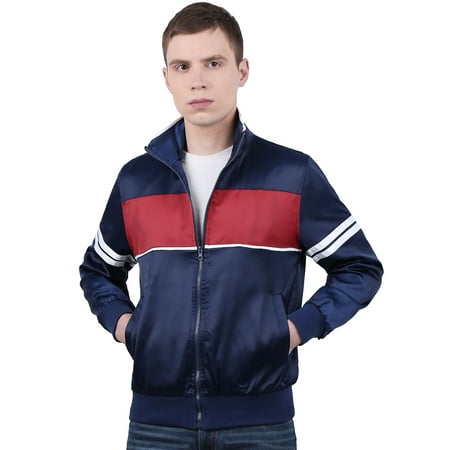 Navy athletic jacket store