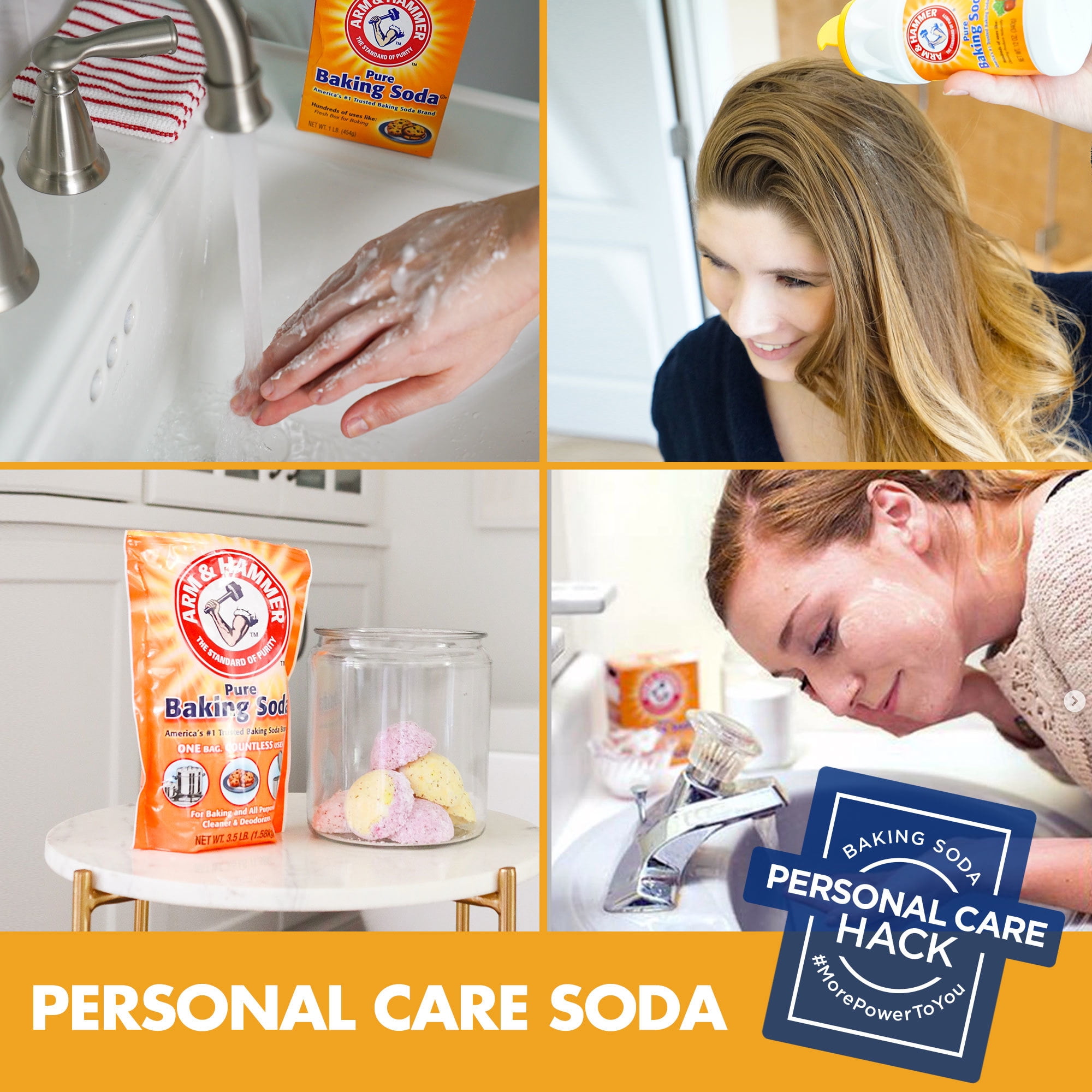 Arm & Hammer 4 lb. / 64 oz. Baking Soda