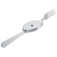 thumbnail image 1 of Rueda de pizza de acero inoxidable con tenedor Pala de pastel multifunción Herramientas de corte de pizza Gadget de cocina LingWen 1327533351812, 1 of 1