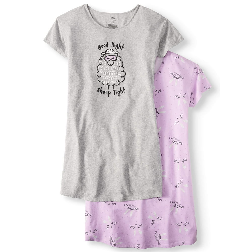 Secret Treasures Secret Treasures Sleepshirt 2 Pack Sleep/Bunny