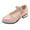 Pink, variant on Girls Dress Shoes Wedding Bowknot Shoes Princess Party School Shoes Low Heel Or Wedding Party Shoes,Size 5.5 Years-6 Years