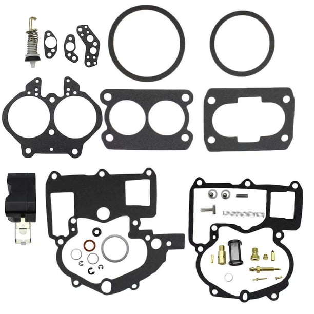 Speravity Reemplazo para Mercruiser 3.0L 4.3L 5.0L 5.7L Carburador Reconstrucción Kit de reparación Juntas 302-804844002 Accesorios para motos