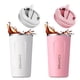 thumbnail image 1 of 2 tazas térmicas de acero inoxidable 304 de 18 oz/510 ml con tapa, vaso de vacío para bebidas de café frías y calientes, taza de café aislada para oficina, automóvil y estacionamiento, 1 of 6