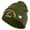 Olive, variant on U.S. Army 42nd Infantry Division Logo Embroidered 12 Inch Solid Knit Cuff Long Beanie Made in USA - Black OSFM