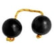 thumbnail image 2 of Bola de Percusión Zulema 1 par Musical Fingertip Ball Doble Calabaza Negro, 2 of 8