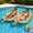Green+Green, variant on 3-in-1 Inflatable Pool Lounge Chair, Adult Water Hammock Float with Mesh Seat, Cup Holder and Air Pump, Heavy Duty Water Sofa for Lake, Beach, Backyard and Summer Parties