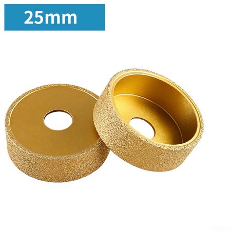 

3inch 75mm Straight Edge Flat Grooved Dry Vacuum Brazed Diamond Grinding Wheel
