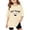 Beige, variant on Girls American Flag 250th Anniversary T Shirt Kids 2026 Patriotic Short Sleeve Crewneck Tee