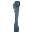 thumbnail image 6 of Jxximdong Jeans for Women Straight Leg Jeans For Women Ripped Hem Low Waisted Jeans For Women Blue XL Denim Pants, 6 of 9